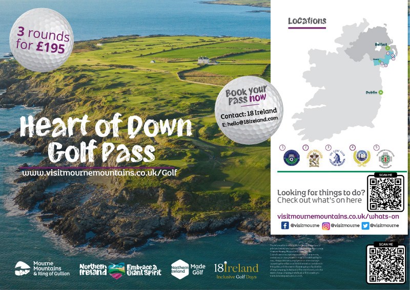 Heart of Down Golf Pass. Call to learn more.