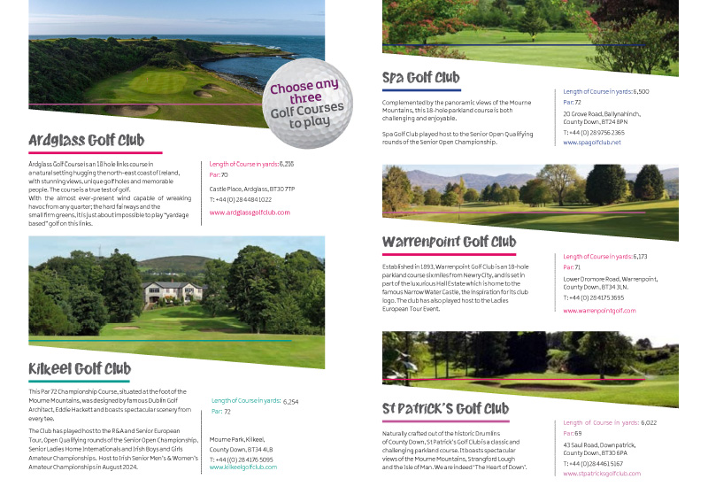 Heart of Down Golf Pass. Call to learn more.